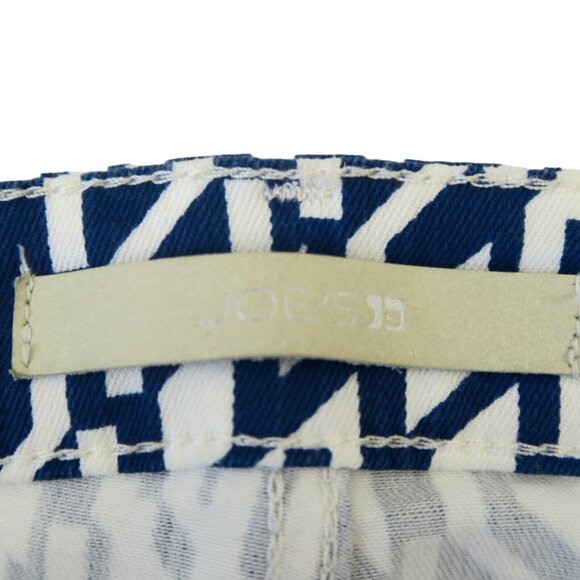 Joe’s Jeans High Water Ankle Pants Royal Diamond Blue White Size 25 - Picture 6 of 8